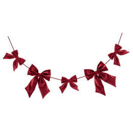 Velvet Bow Garland