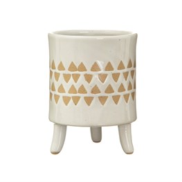 Isabella White Leggy Planter