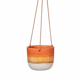 Sass & Belle Vaso Mojave Glaze Giallo – Mini Fioriera In Ceramica Con Effetto Ombre, Stile Bohémien