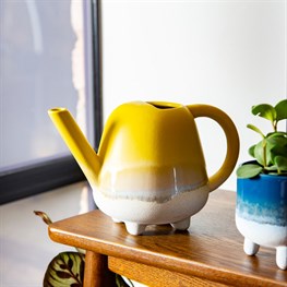 Mojave Glaze Yellow Mini Watering Can