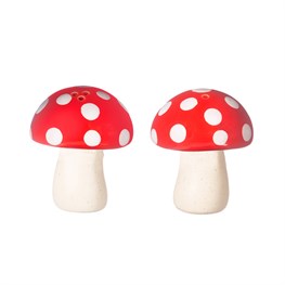 Red Mushroom Salt & Pepper Shakers