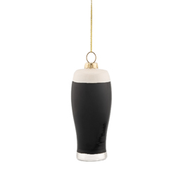 Pint of Stout Beer Shaped Bauble