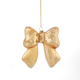 Gold Bow Shaped Bauble