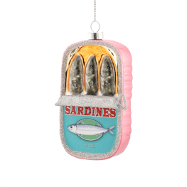Can of Sardines Shaped Bauble