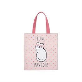 Cutie Cat Feline Pawsome Tote Bag