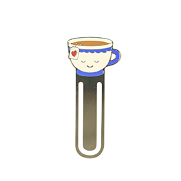 Cup of Tea Metal Bookmark