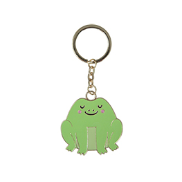 Frog Enamel Keyring