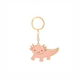 Axolotl Enamel Keyring