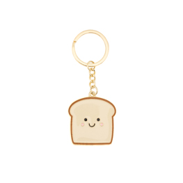 Bread Enamel Keyring