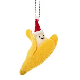 Christmas Banana Hanging Felt Decoration