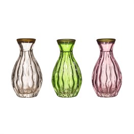 Dainty Vases with Gold Rim - Assorted