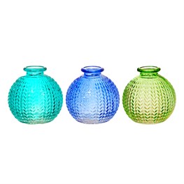 Cobalt Blue Textured Vase - Assorted
