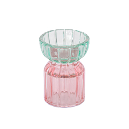 Green & Pink Tealight Holder