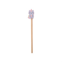 Luna Caticorn Pencil with Eraser Topper