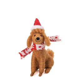 Poodle Felt Decoration