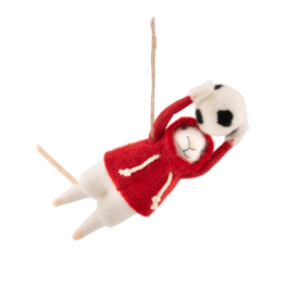 Goalie Mouse Felt Decoration