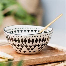 Scandi Boho Geo Wobbly Bowl