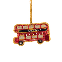 London Bus Beaded Decoration