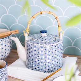 Sashiko Pattern Teapot