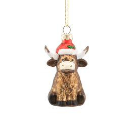 Highland Cow Shaped Bauble