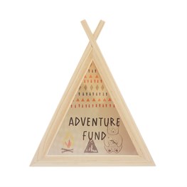 Bear Camp Teepee Adventure Fund Money Box