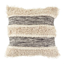 Scandi Boho Tufted Stripe Cushion