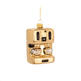 Espresso Machine Shaped Bauble