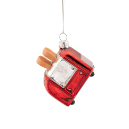 Red Toaster Shaped Bauble