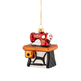 Vintage Sewing Machine Shaped Bauble