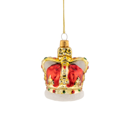 Red Crown Shaped Bauble