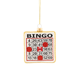 Bingo Card Shaped Bauble