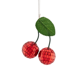 Cherry Mirror Ball Hanging Decoration