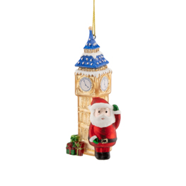 Santa & Big Ben Shaped Bauble