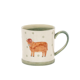 Highland Cow Motif Mug