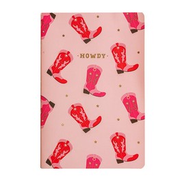 "Howdy" Cowboy Boot A5 Notebook