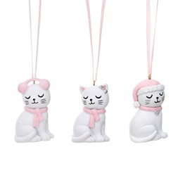 Cutie Cat Hanging Decorations - Set of 3
