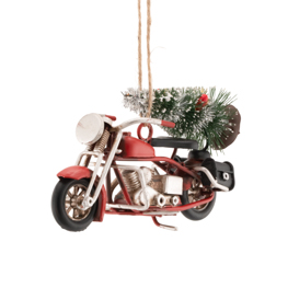 Vintage Motorbike Metal Decoration