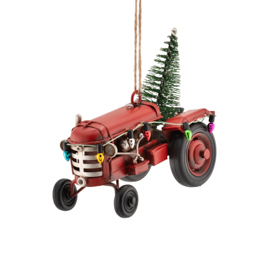 Vintage Tractor Metal Decoration