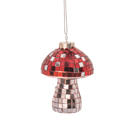 Mushroom Mirror Shaped Bauble