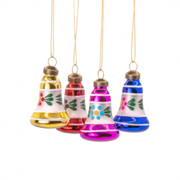 Vintage Bell Baubles - Assorted