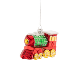 Train Engine Shaped Bauble