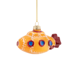 Yellow Submarine Shaped Bauble