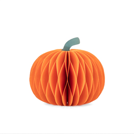 Honeycomb Pumpkin Standing Decoration 