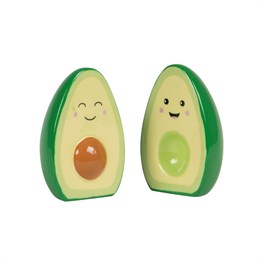Happy Avocado Salt & Pepper Shakers