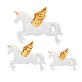 Set of 3 Flying Unicorn Wall Decorations