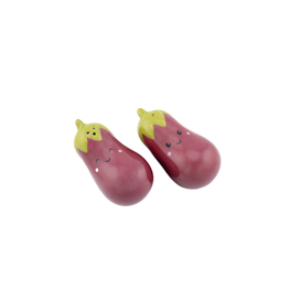 Aubergine Salt & Pepper Shakers