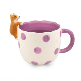 Peeking Corgi Mug