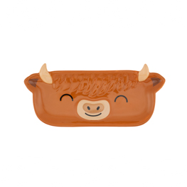 Highland Cow Glasses Tray