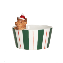 Christmas Highland Cow Snack Bowl