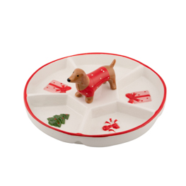 Christmas Sausage Dog Party Dish